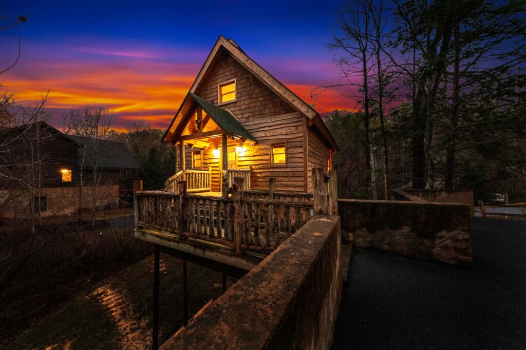 Outside night scene